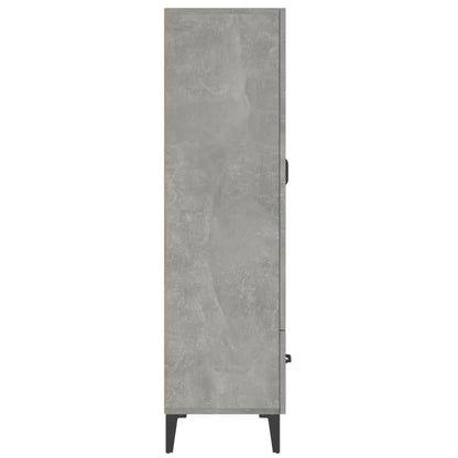Komoda Betonově Šedá 70 X 31 X 115 Cm Kompozitní Dřevo