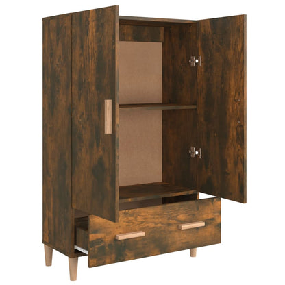 Komoda Kouřový Dub 70 X 31 X 115 Cm Kompozitní Dřevo