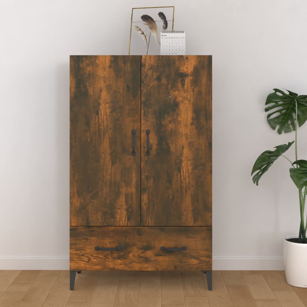 Komoda Betonově Šedá 70 X 31 X 115 Cm Kompozitní Dřevo