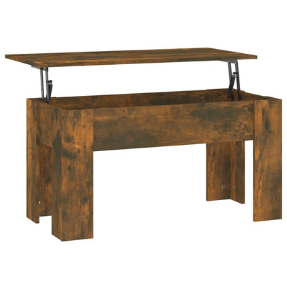 Konferenční Stolek Kouřový Dub 101X49X52 Cm Kompozitní Dřevo