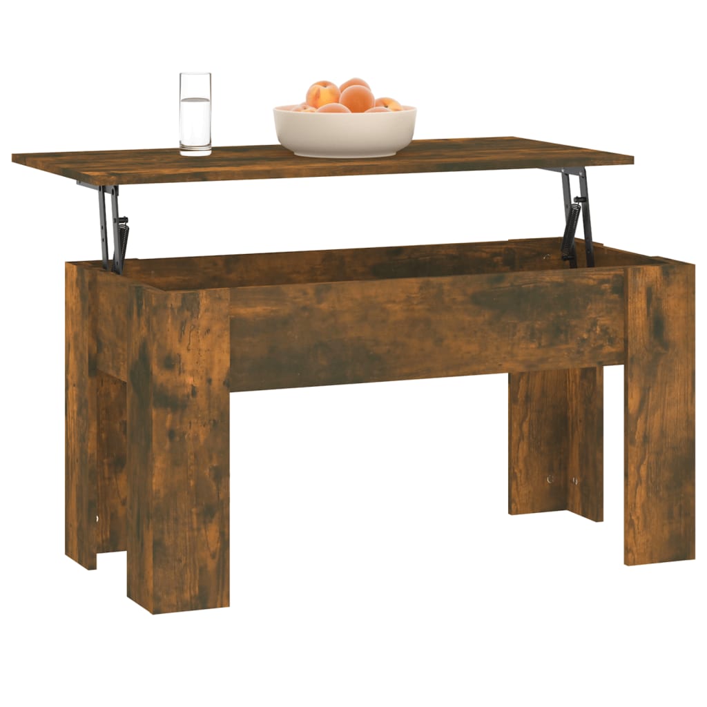 Konferenční Stolek Kouřový Dub 101X49X52 Cm Kompozitní Dřevo