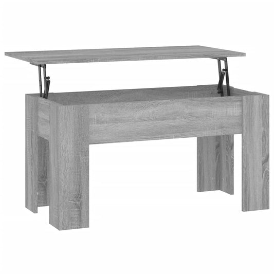 Konferenční Stolek Šedý Sonoma 101X49X52 Cm Kompozitní Dřevo
