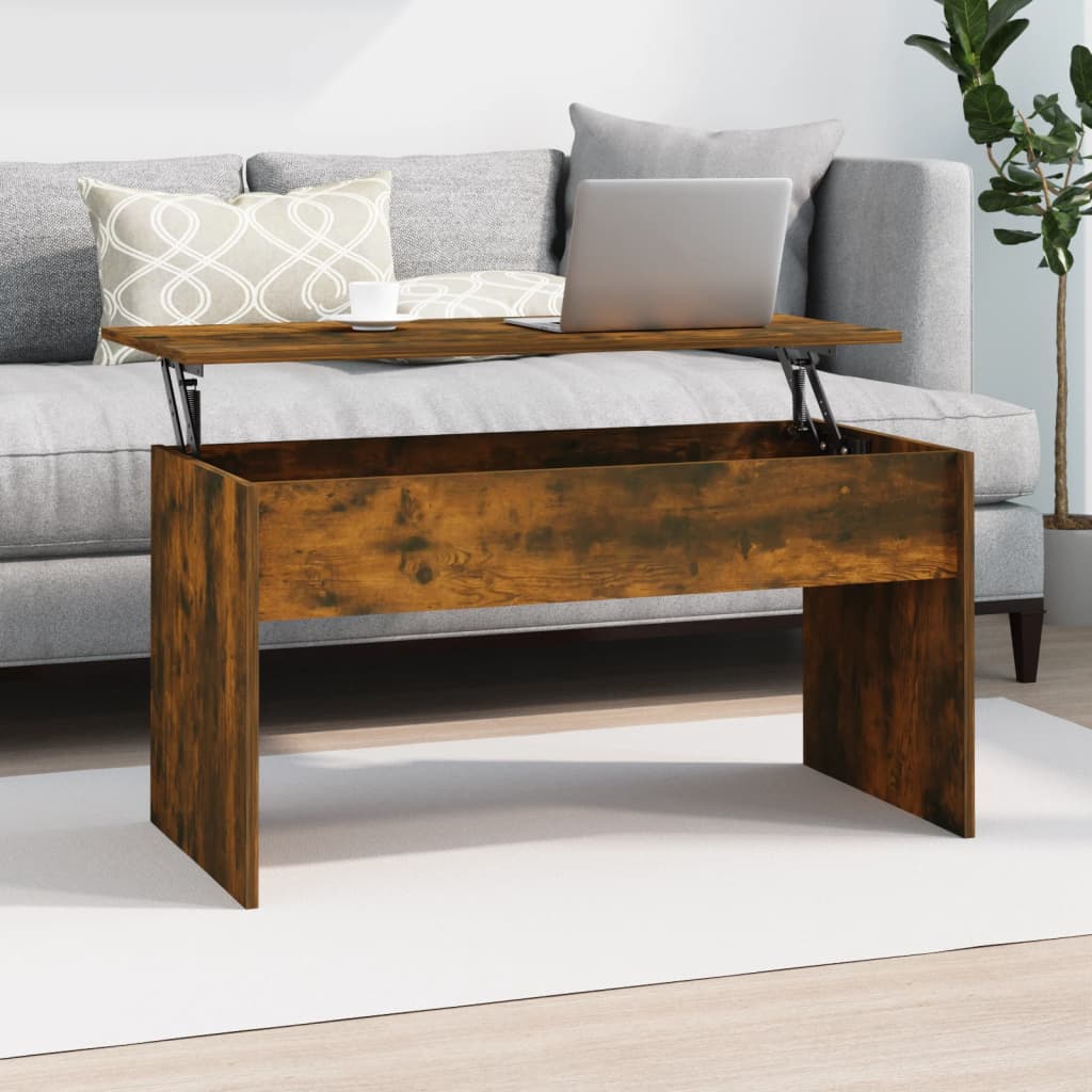 Konferenční Stolek Bílý 102 X 50,5 X 52,5 Cm Kompozitní Dřevo