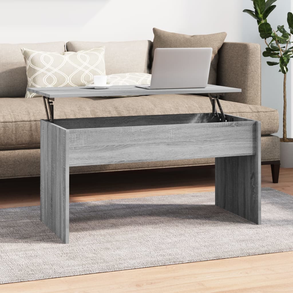 Konferenční Stolek Bílý 102 X 50,5 X 52,5 Cm Kompozitní Dřevo