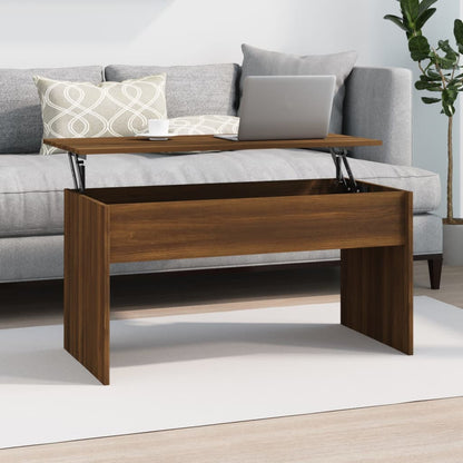 Konferenční Stolek Bílý 102 X 50,5 X 52,5 Cm Kompozitní Dřevo