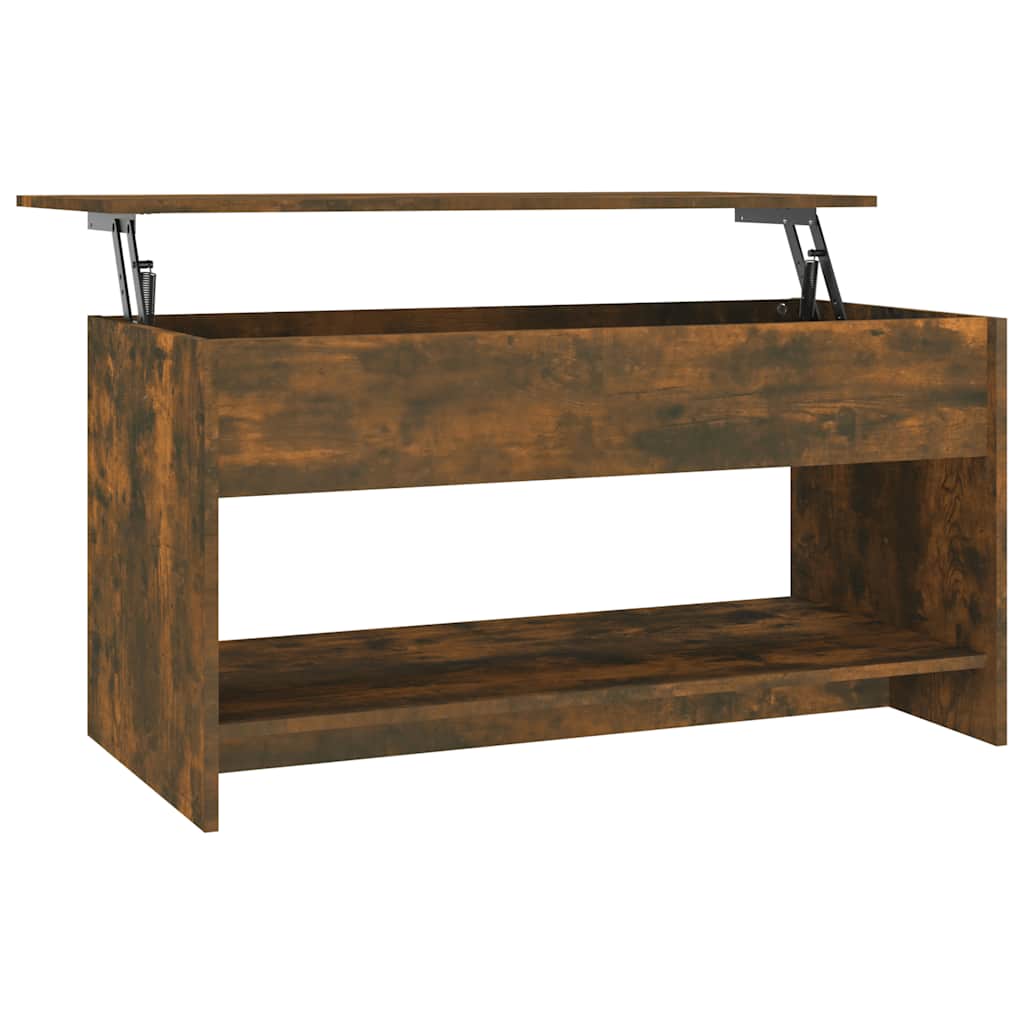 Konferenční Stolek Kouřový Dub 102X50X52,5 Cm Kompozitní Dřevo