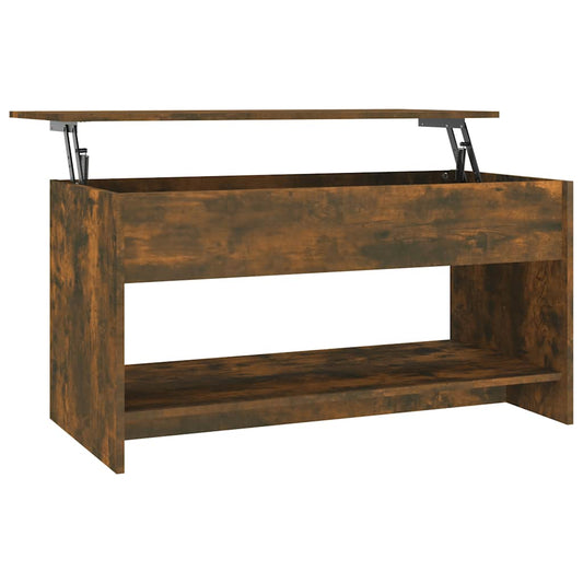 Konferenční Stolek Kouřový Dub 102X50X52,5 Cm Kompozitní Dřevo