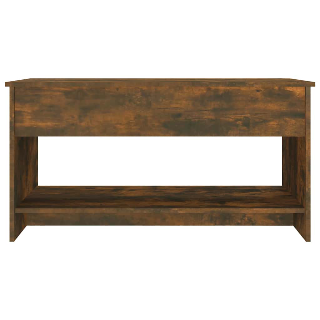 Konferenční Stolek Kouřový Dub 102X50X52,5 Cm Kompozitní Dřevo