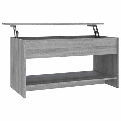 Konferenční Stolek Šedý Sonoma 102X50X52,5 Cm Kompozitní Dřevo