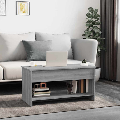 Konferenční Stolek Šedý Sonoma 102X50X52,5 Cm Kompozitní Dřevo