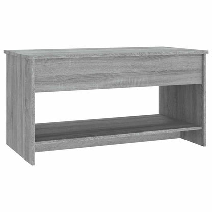 Konferenční Stolek Šedý Sonoma 102X50X52,5 Cm Kompozitní Dřevo