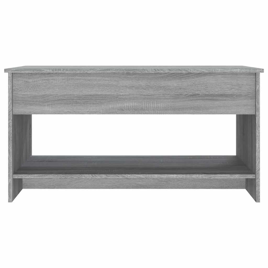 Konferenční Stolek Šedý Sonoma 102X50X52,5 Cm Kompozitní Dřevo