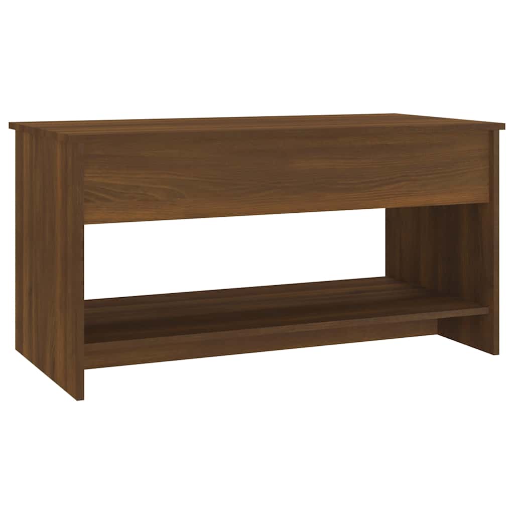 Konferenční Stolek Hnědý Dub 102X50X52,5 Cm Kompozitní Dřevo