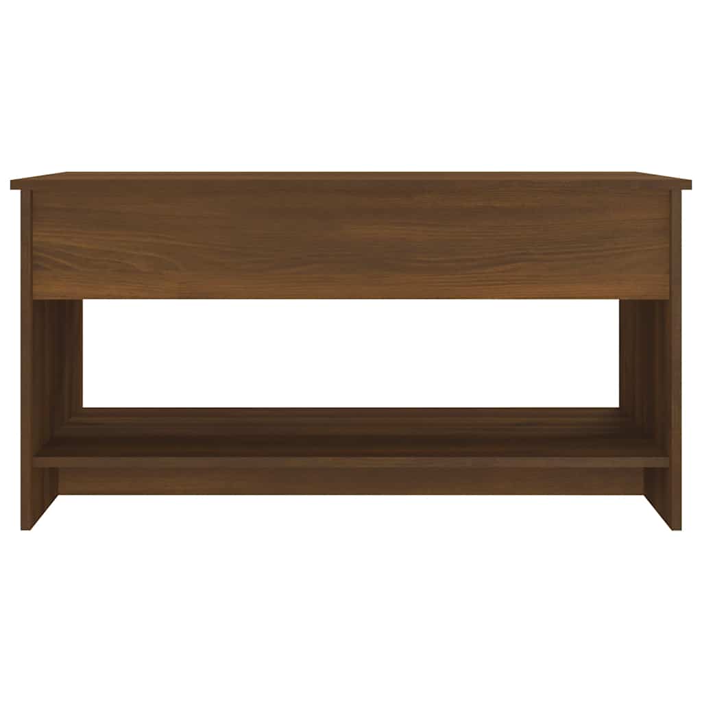 Konferenční Stolek Hnědý Dub 102X50X52,5 Cm Kompozitní Dřevo