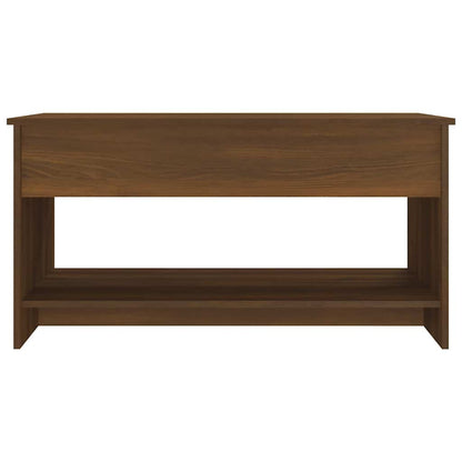 Konferenční Stolek Hnědý Dub 102X50X52,5 Cm Kompozitní Dřevo