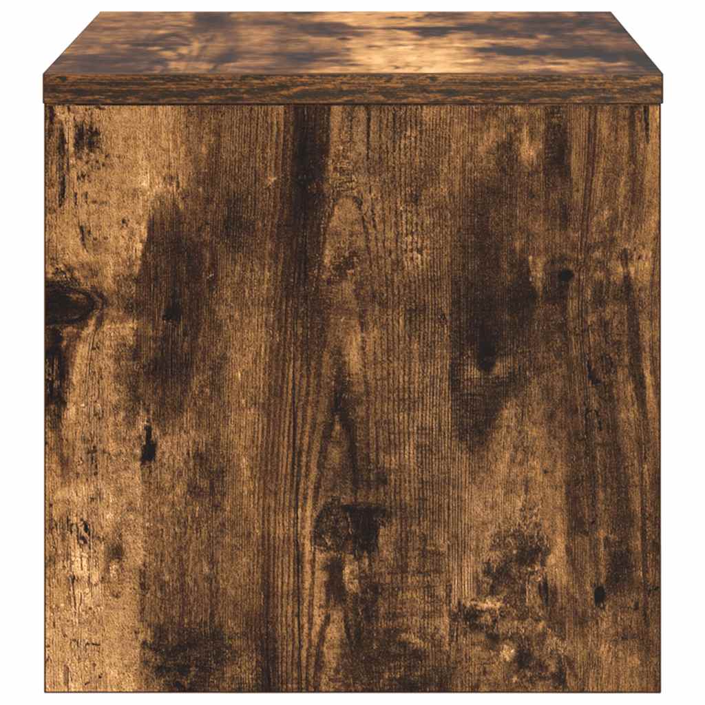 Noční Stolek Kouřový Dub 40 X 30 X 30 Cm Kompozitní Dřevo