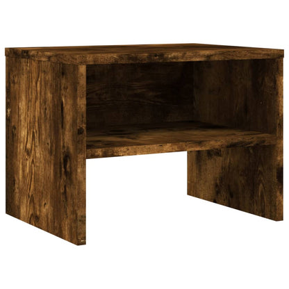 Noční Stolky 2 Ks Kouřový Dub 40 X 30 X 30 Cm Kompozitní Dřevo