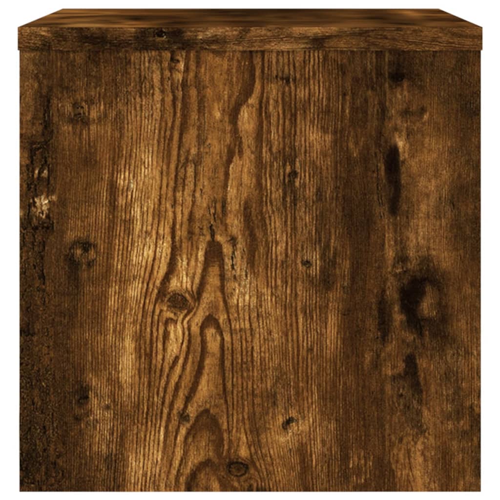 Noční Stolky 2 Ks Kouřový Dub 40 X 30 X 30 Cm Kompozitní Dřevo