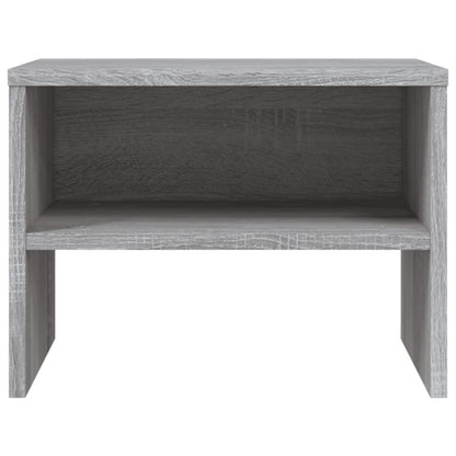 Noční Stolky 2 Ks Šedé Sonoma 40 X 30 X 30 Cm Kompozitní Dřevo