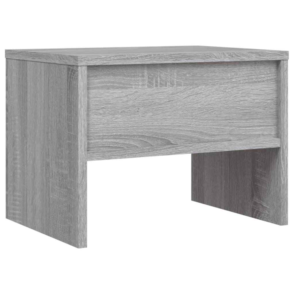 Noční Stolky 2 Ks Šedé Sonoma 40 X 30 X 30 Cm Kompozitní Dřevo