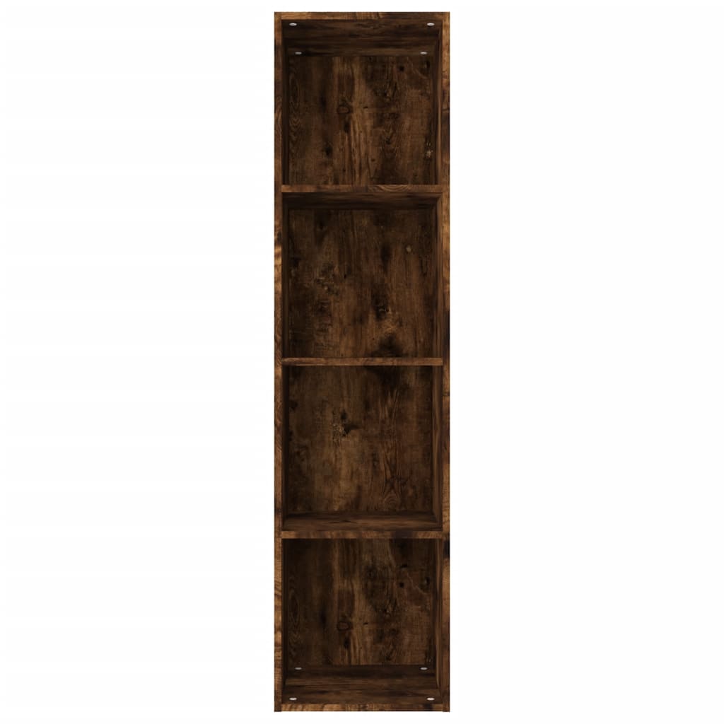 Knihovna / Tv Skříňka Kouřový Dub 36X30X143 Cm Kompozitní Dřevo Přírodní