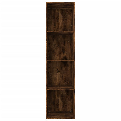 Knihovna / Tv Skříňka Kouřový Dub 36X30X143 Cm Kompozitní Dřevo Přírodní