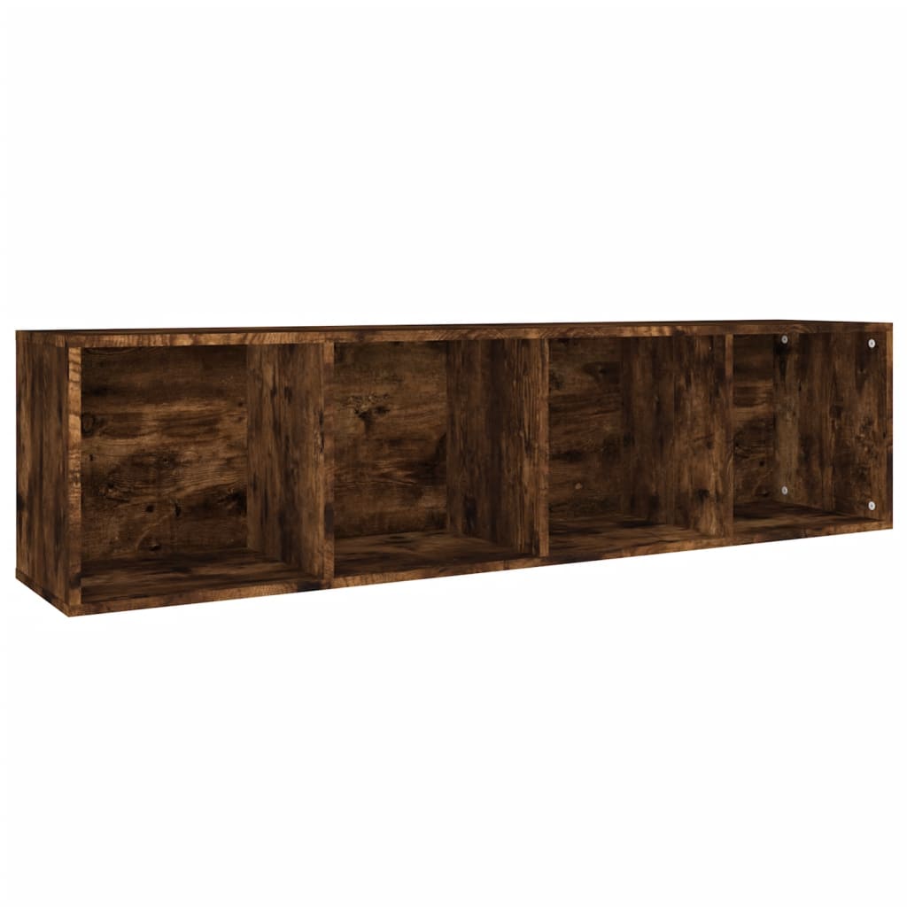 Knihovna / Tv Skříňka Kouřový Dub 36X30X143 Cm Kompozitní Dřevo Přírodní