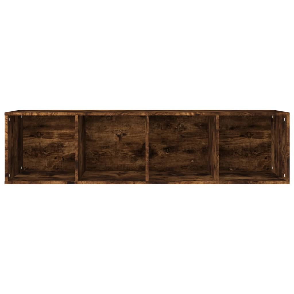 Knihovna / Tv Skříňka Kouřový Dub 36X30X143 Cm Kompozitní Dřevo Přírodní