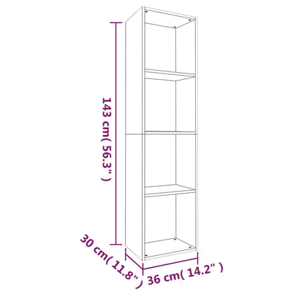 Knihovna / Tv Skříňka Kompozitní Dřevo