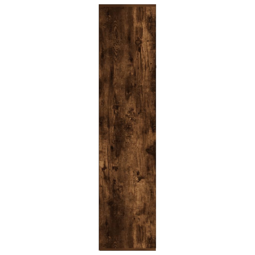 Knihovna/Příborník Kouřový Dub 66X30X130 Cm Kompozitní Dřevo
