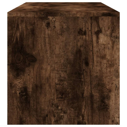 Konferenční Stolek Kouřový Dub 100X50X40 Cm Kompozitní Dřevo