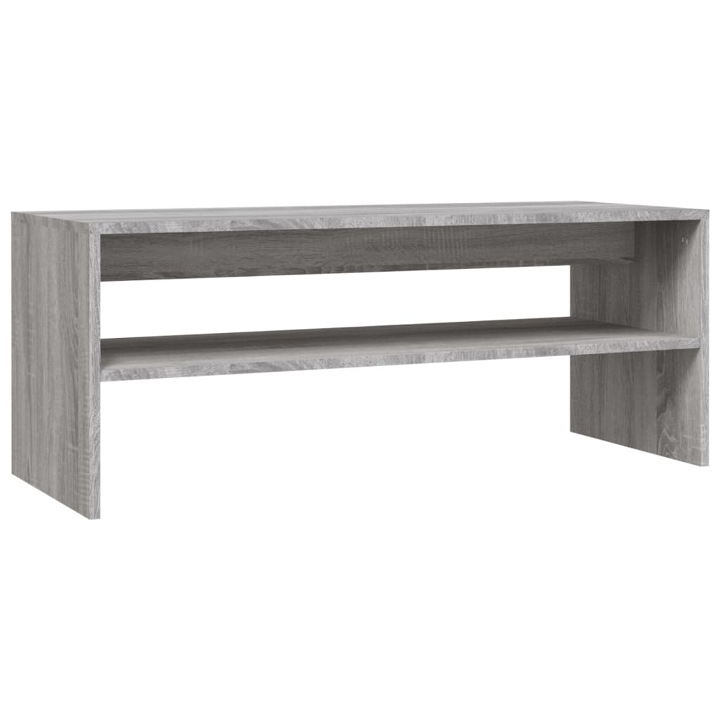 Konferenční Stolek Šedý Sonoma 100X40X40 Cm Kompozitní Dřevo