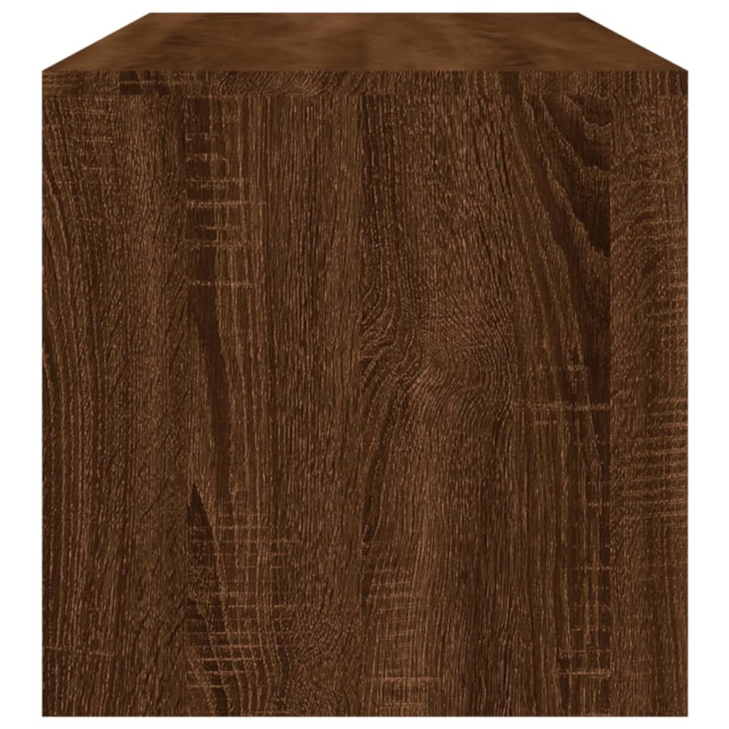 Konferenční Stolek Hnědý Dub 100 X 40 X 40 Cm Kompozitní Dřevo
