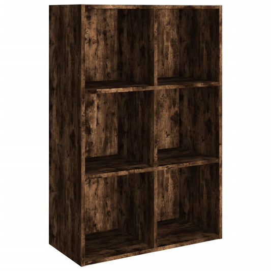 Knihovna/Příborník Kouřový Dub 66 X 30 X 98 Cm Kompozitní Dřevo