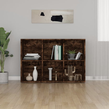 Knihovna/Příborník Kouřový Dub 66 X 30 X 98 Cm Kompozitní Dřevo
