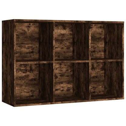 Knihovna/Příborník Kouřový Dub 66 X 30 X 98 Cm Kompozitní Dřevo