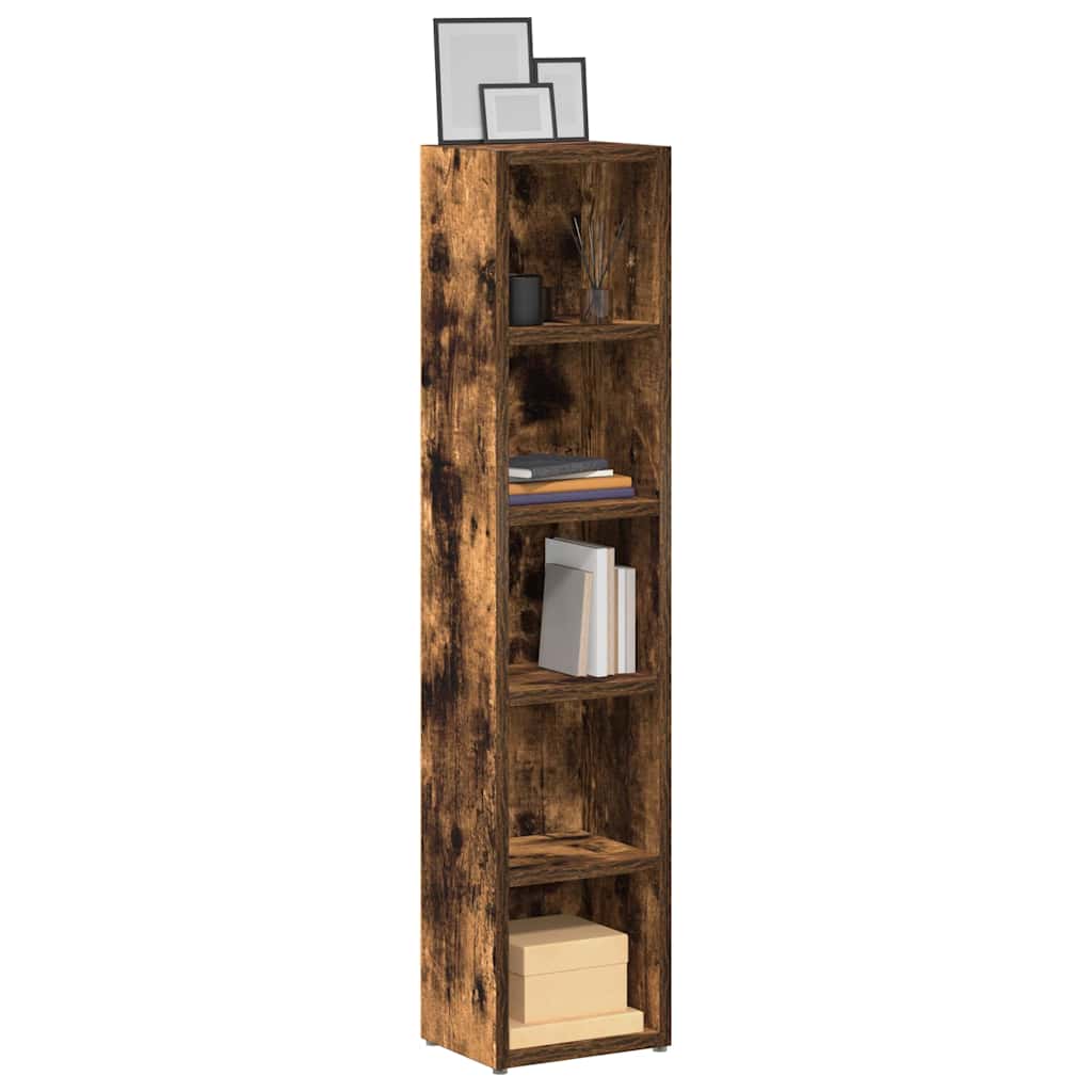 Skříňky Na Cd 2 Ks Betonově Šedé 21 X 16 X 93,5 Cm Dřevotříska