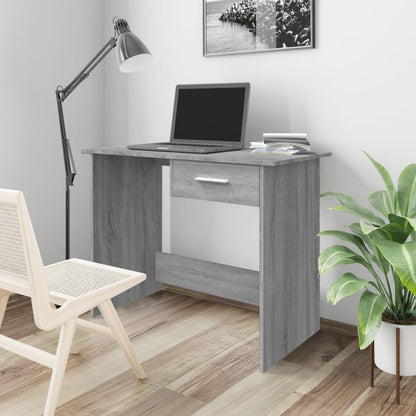 Psací Stůl Bílý 100 X 50 X 76 Cm Kompozitní Dřevo
