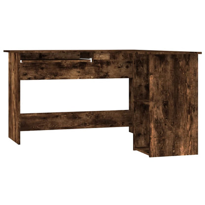 Rohový Psací Stůl 120X140X75 Cm Kompozitní Dřevo