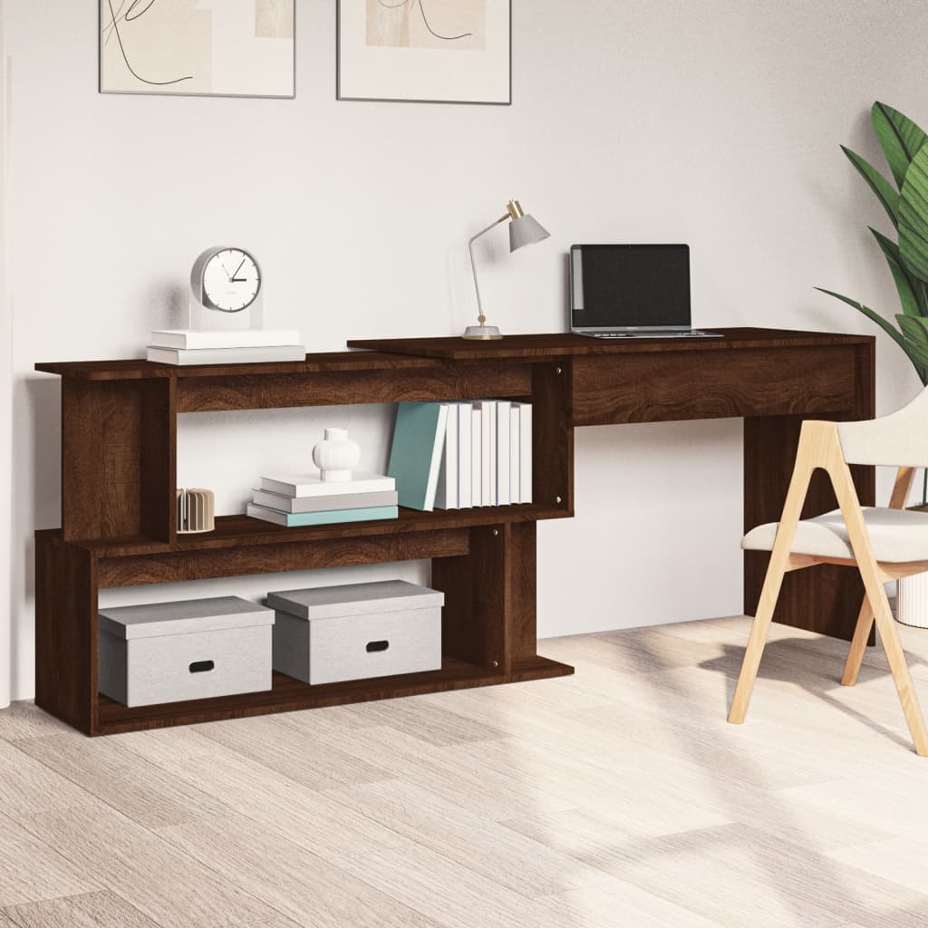 Rohový Psací Stůl 200 X 50 X 76 Cm Kompozitní Dřevo