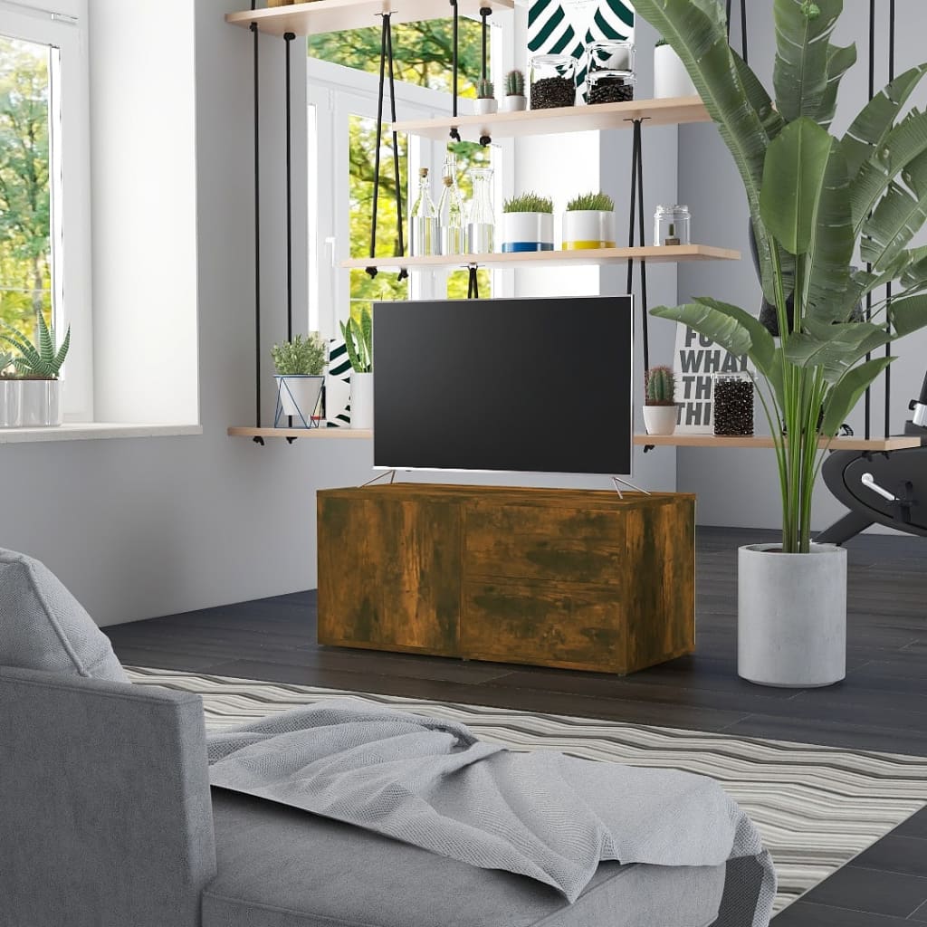 Tv Stolek 80 X 34 X 36 Cm Kompozitní Dřevo