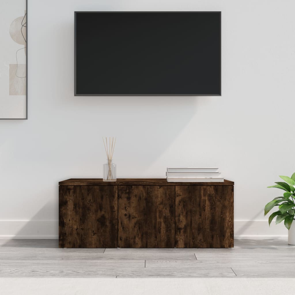 Tv Stolek Betonově Šedý 80 X 34 X 30 Cm Kompozitní Dřevo
