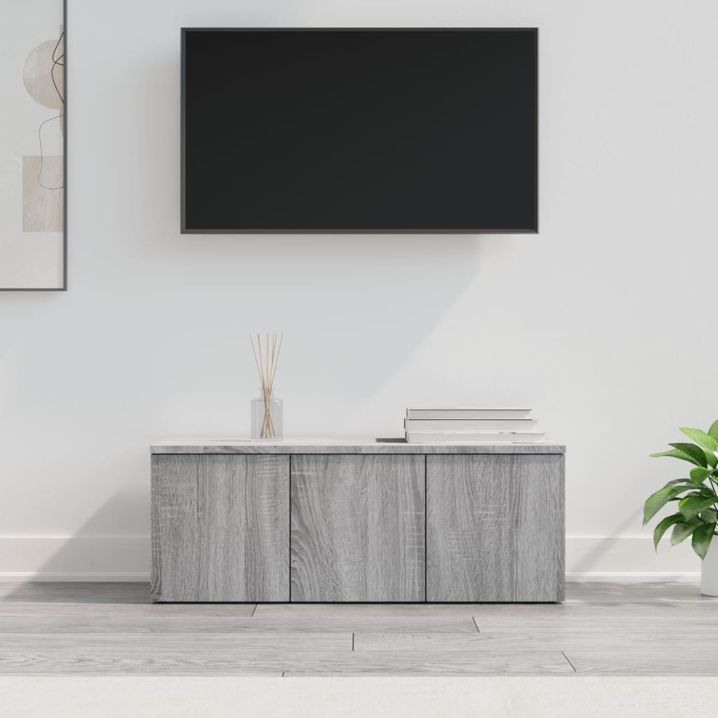 Tv Stolek Betonově Šedý 80 X 34 X 30 Cm Kompozitní Dřevo
