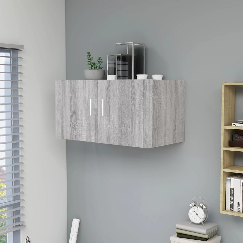 Nástěnná Skříňka Betonově Šedá 80X39X40 Cm Kompozitní Dřevo