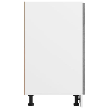 Spodní Skříňka Se Zásuvkou Šedá Sonoma 40X46X81,5 Cm Kompozit Šedá Sonoma