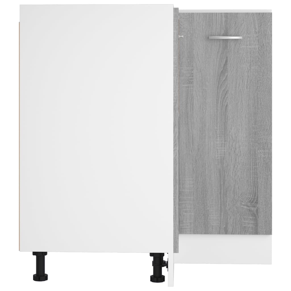 Kuchyňská Skříňka Šedá Sonoma 75,5X75,5X81,5Cm Kompozitní Dřevo Šedá Sonoma