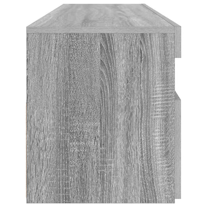 Tv Skříňka S Led Osvětlením Šedá Sonoma 90 X 35 X 40 Cm