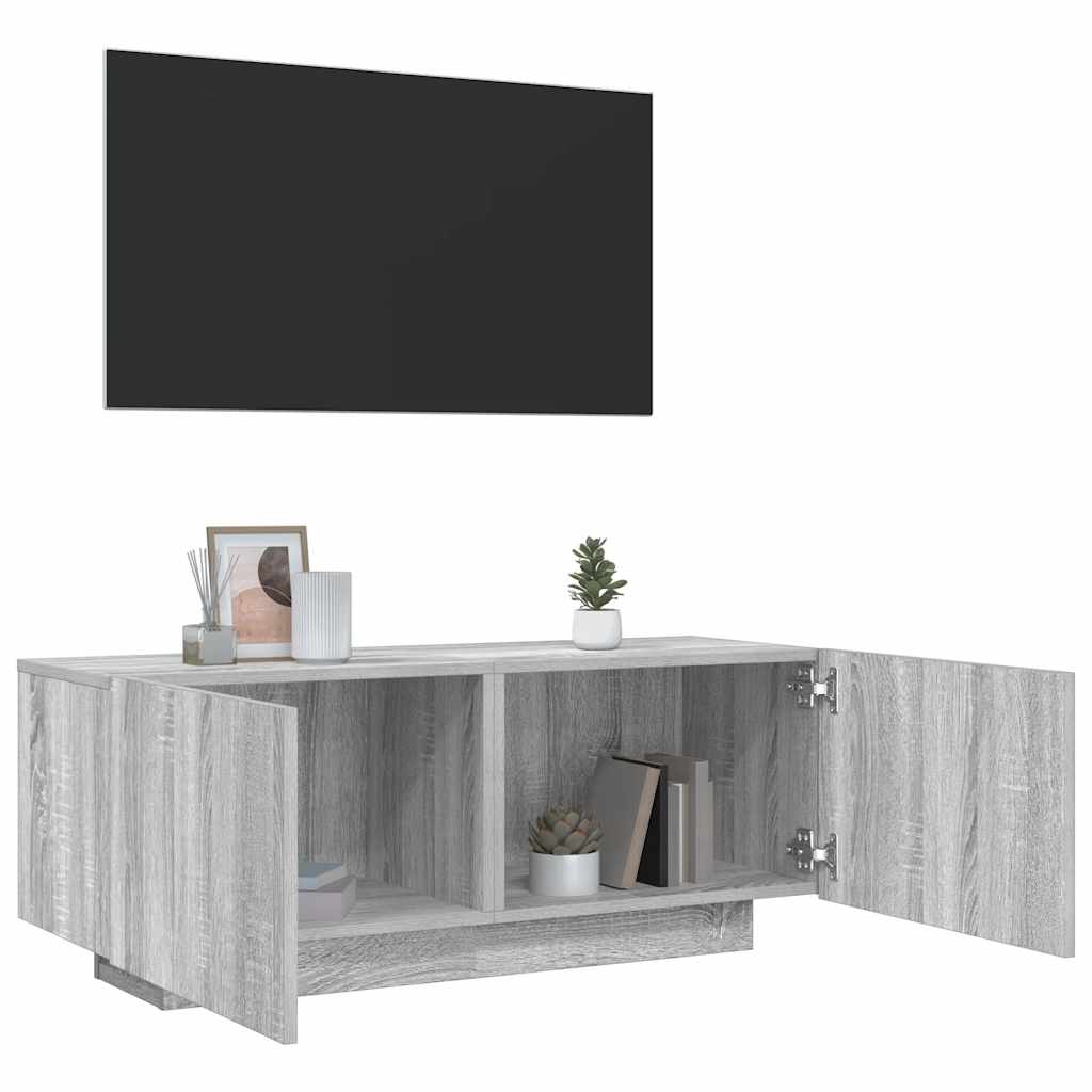 Tv Skříňka 100 X 35 X 40 Cm Kompozitní Dřevo