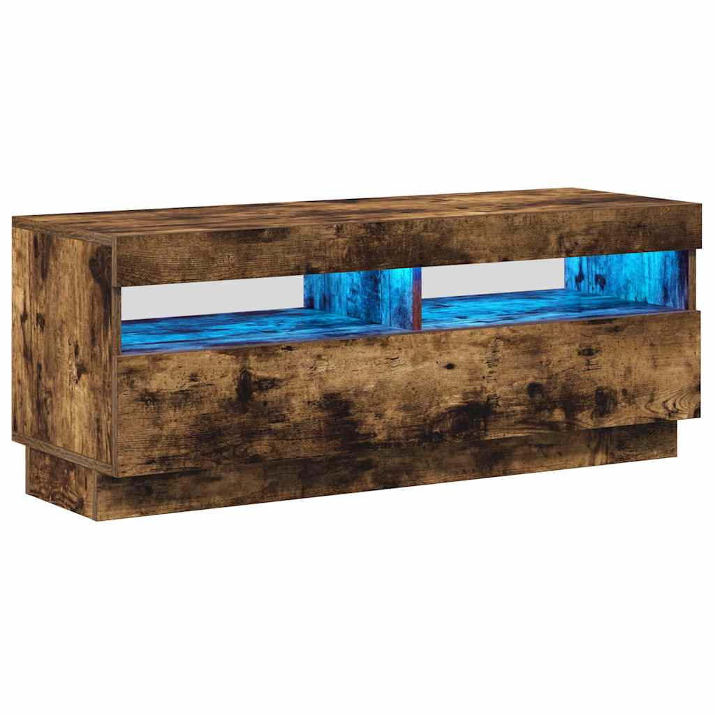 Tv Skříňka S Led Osvětlením 100 X 35 X 40 Cm