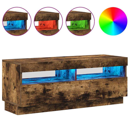 Tv Skříňka S Led Osvětlením 100 X 35 X 40 Cm